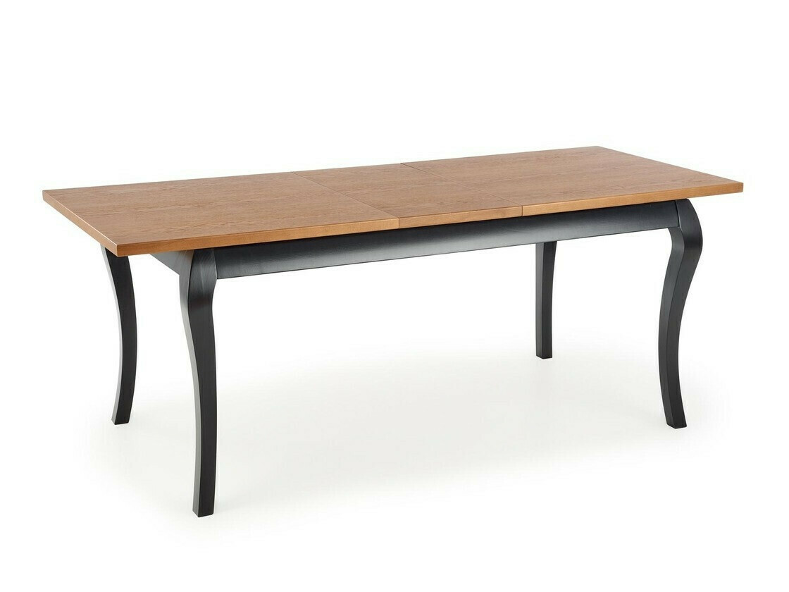 Tafel Houston 1202 (Donkere eik + Zwart)
