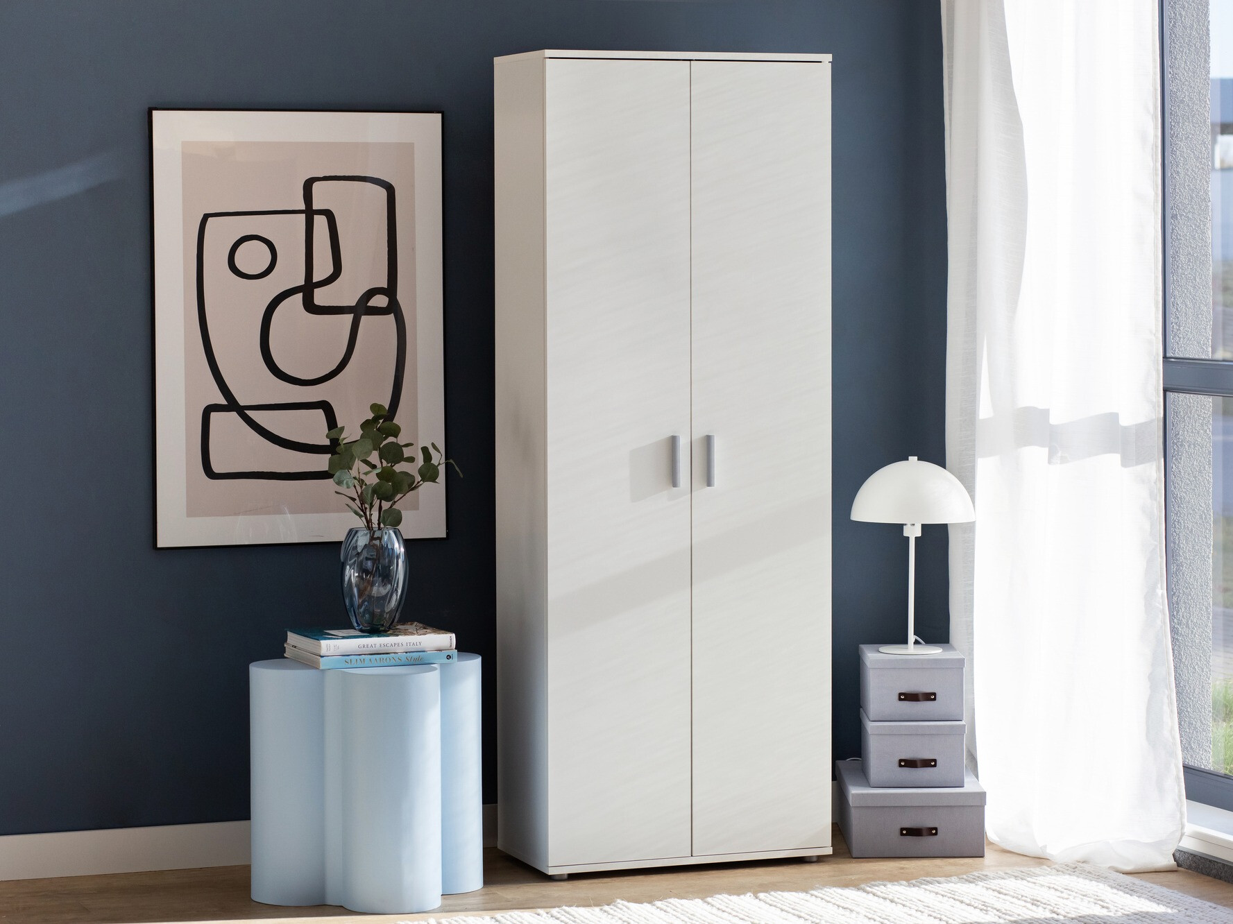 Boekenkast Bristol 201 (Wit)