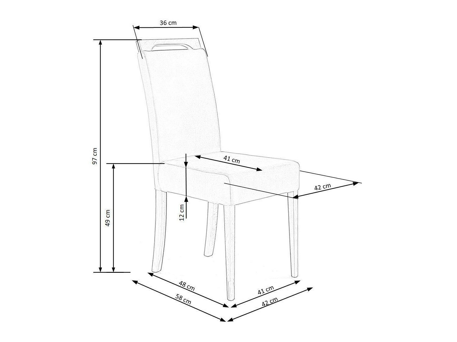 Stoel Houston 1055 (Donkergroen + Zwart)