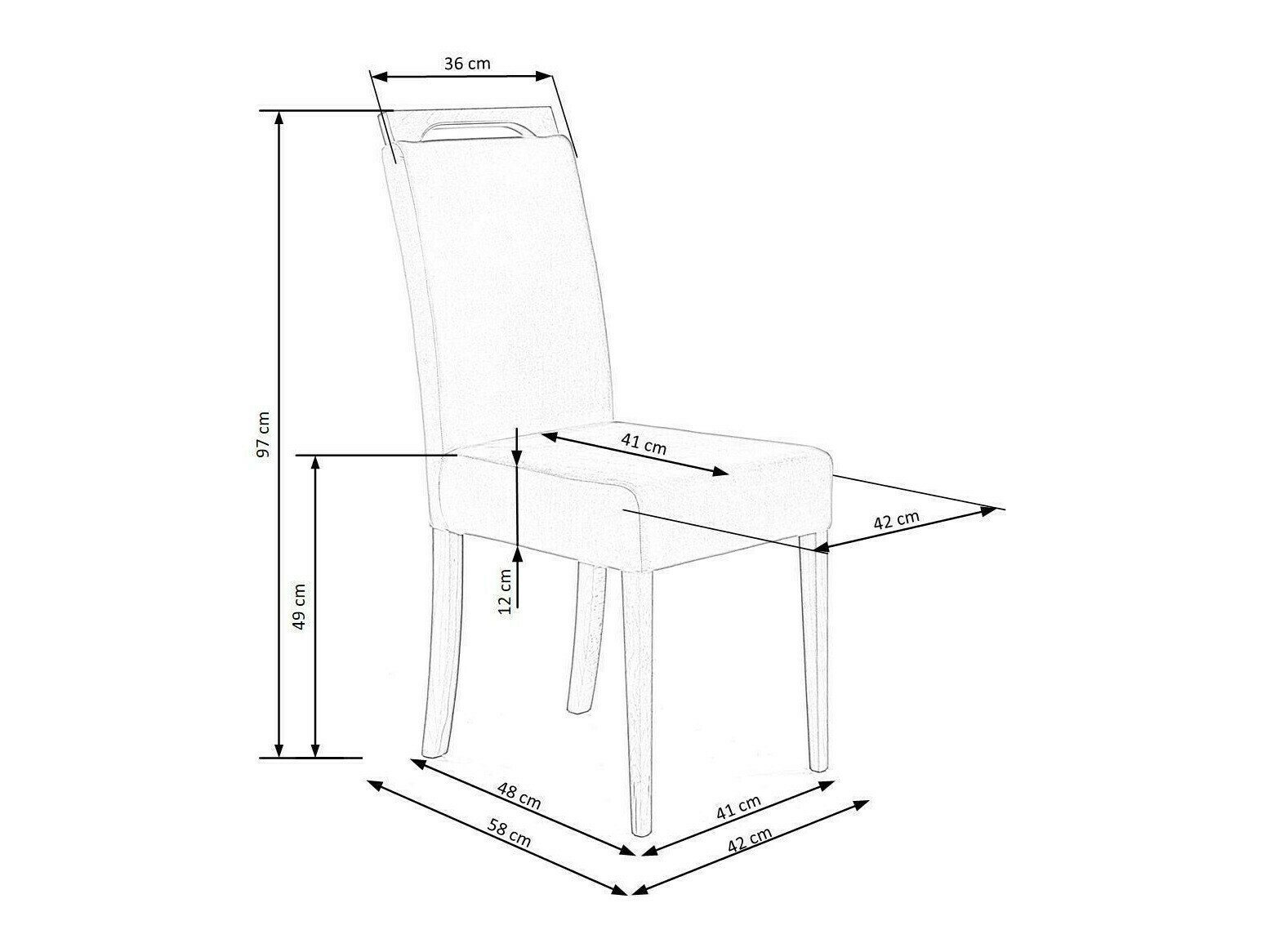 Stoel Houston 1055 (Grijs + Zwart)