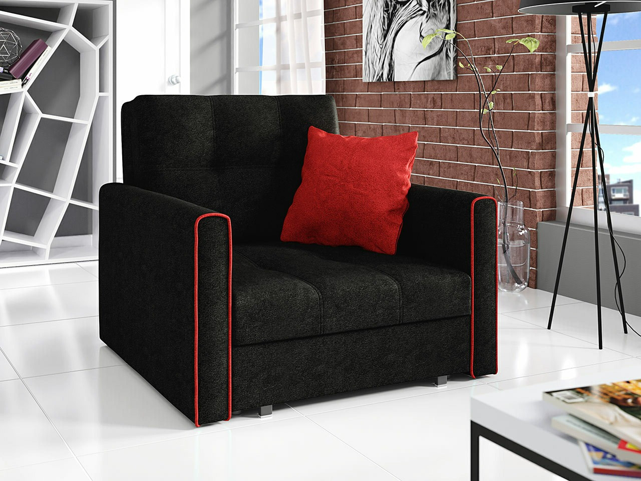 Fauteuil Columbus 104 (Alova 04 + Alova 46)