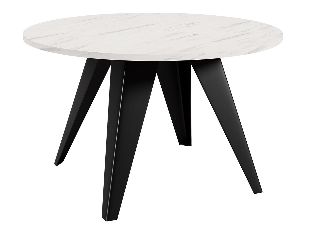 Salontafel Oswego 116 (Zwart + Wit marmer)