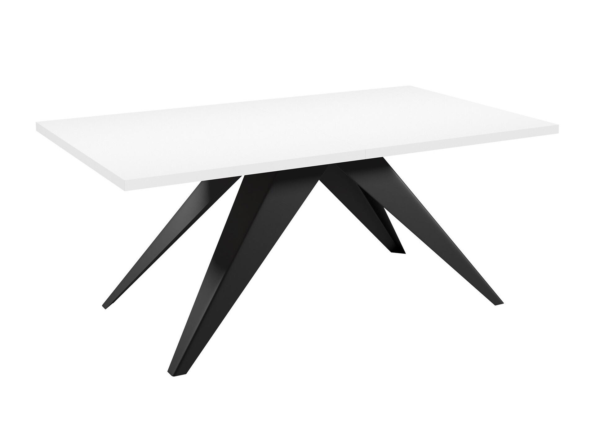Tafel Oswego 113 (Zwart + Wit)