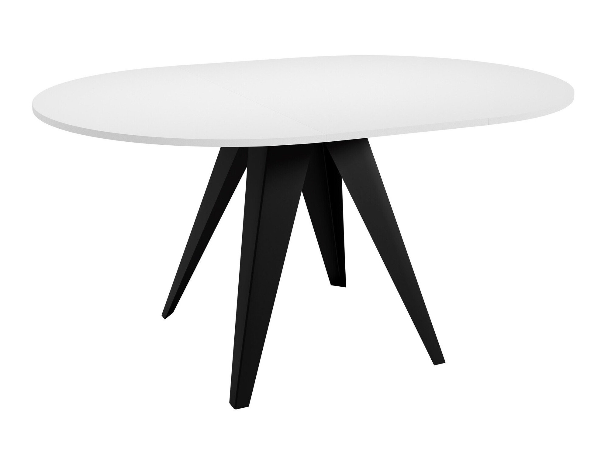 Tafel Oswego 114 (Zwart + Lancelot-eik)