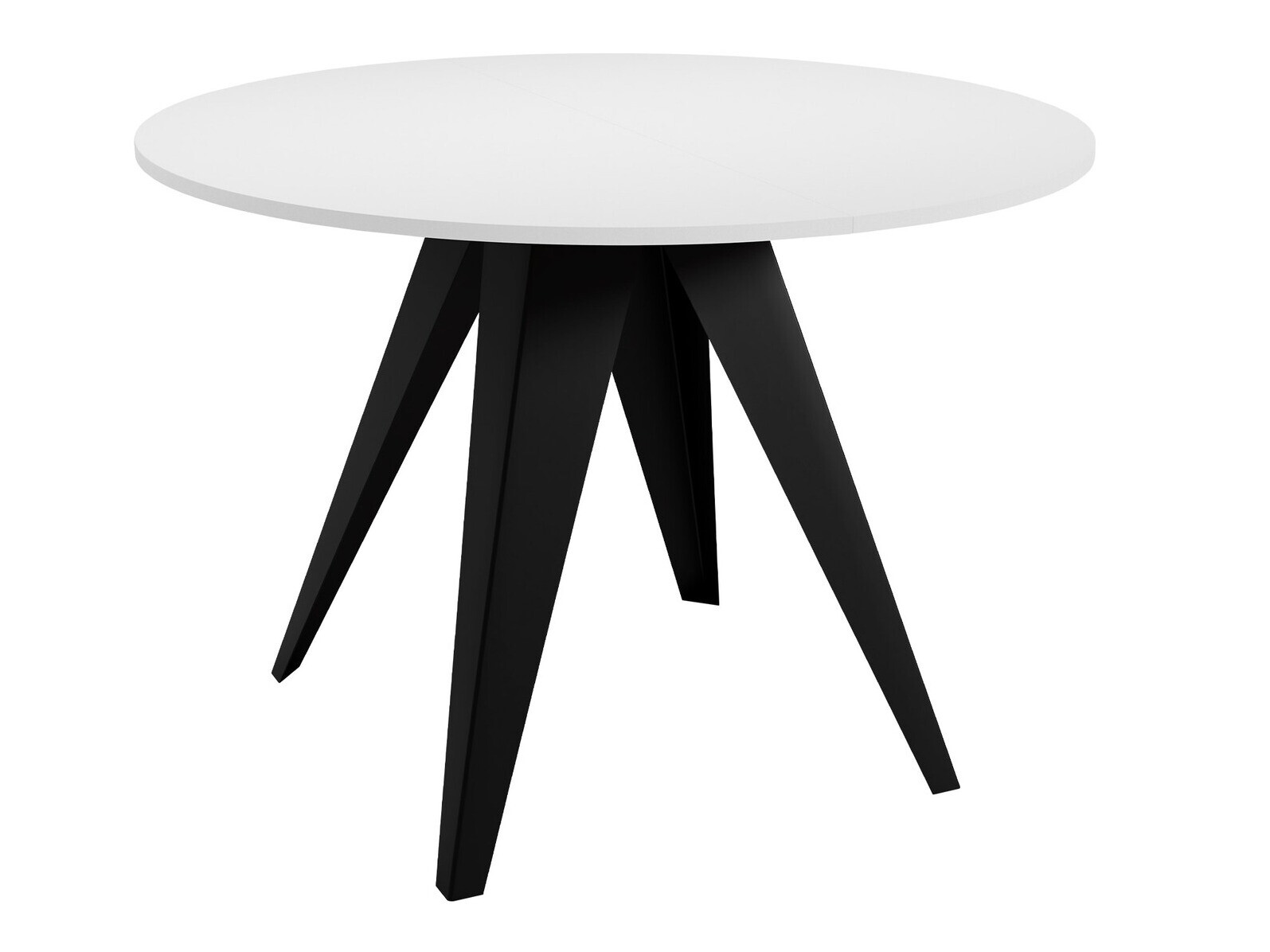 Tafel Oswego 114 (Zwart + Wit)