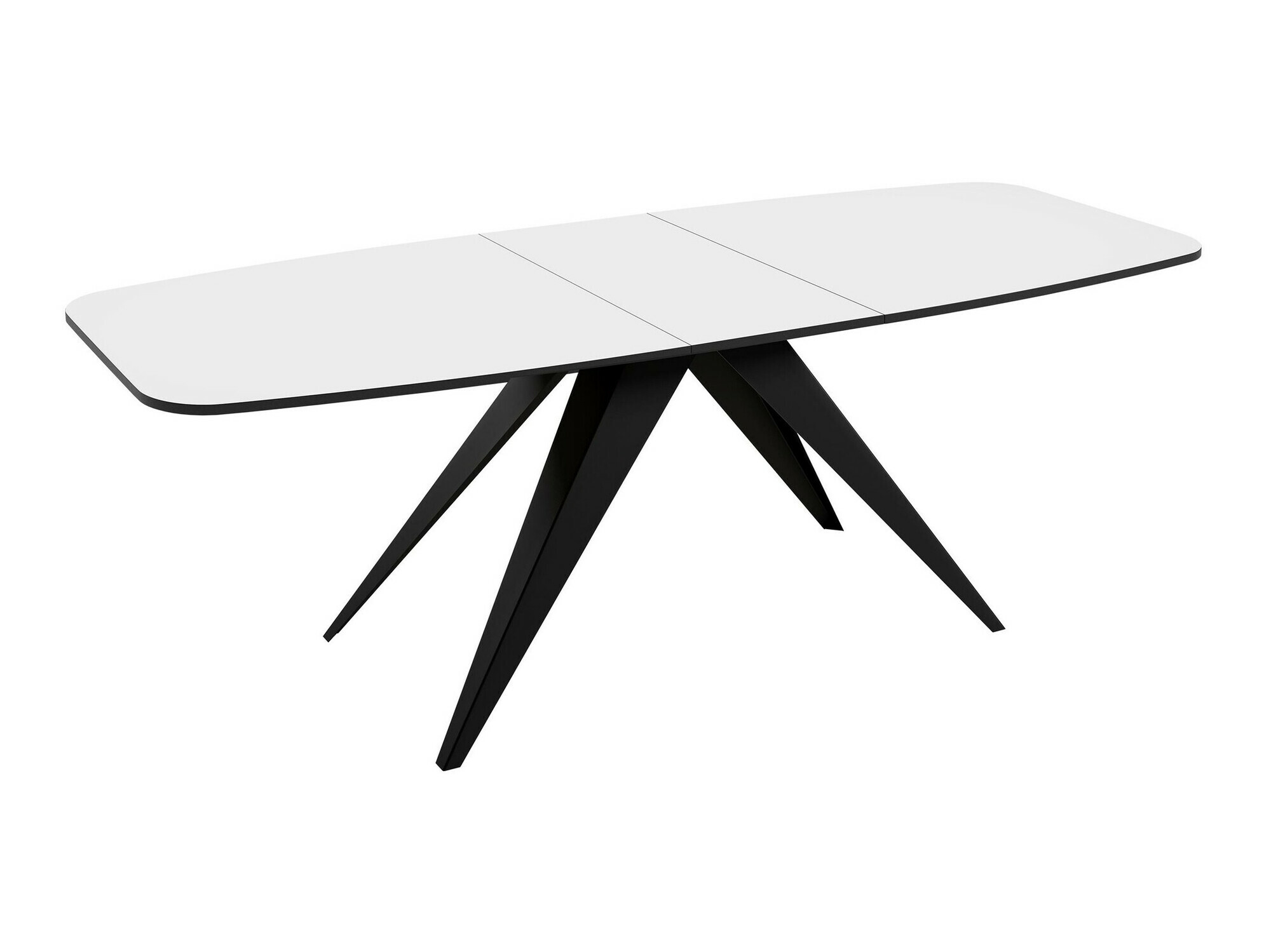 Tafel Oswego 115 (Zwart + Lancelot-eik)