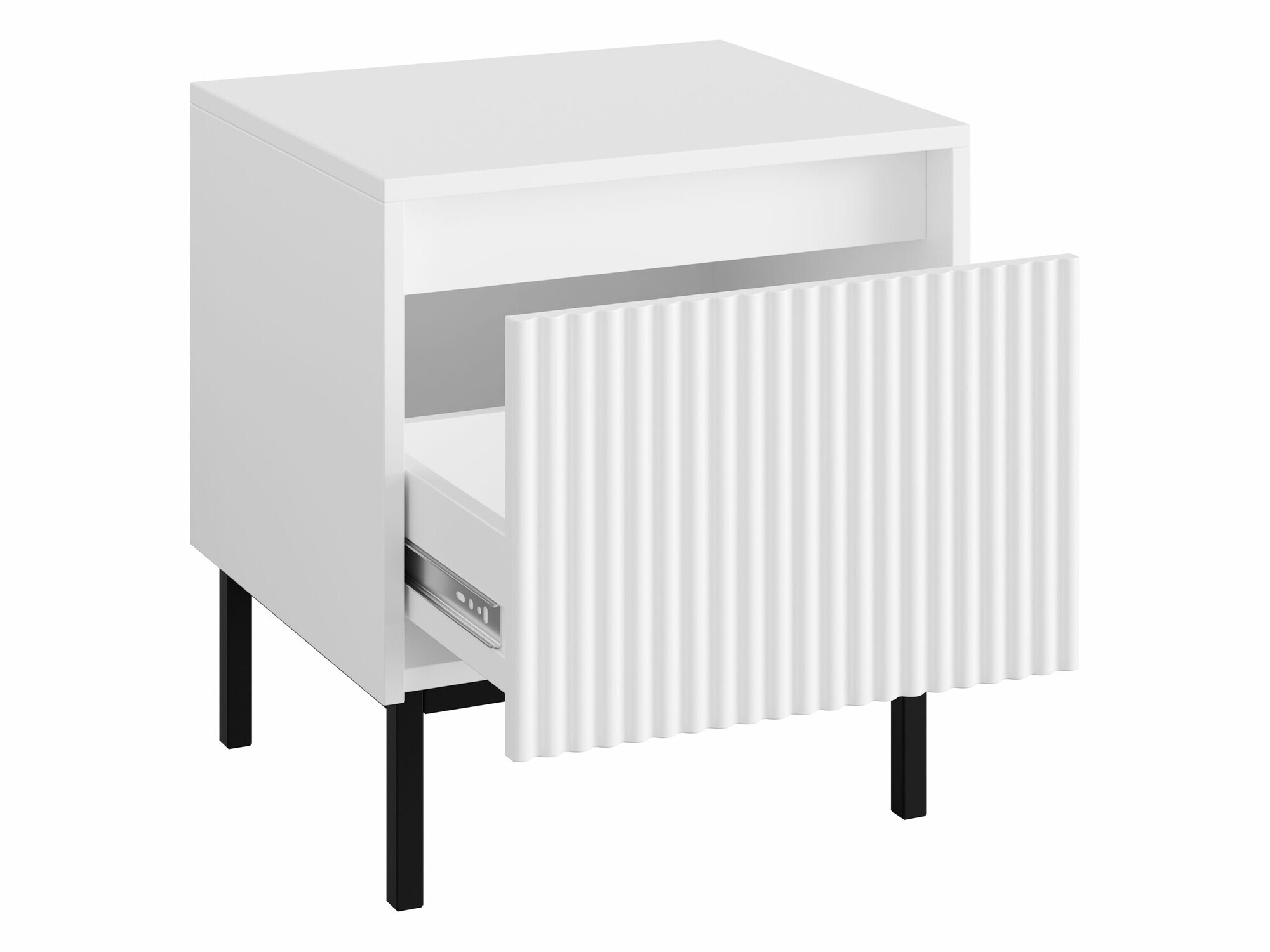 Nachtkastje Comfivo Delruva 105 (Zwart)