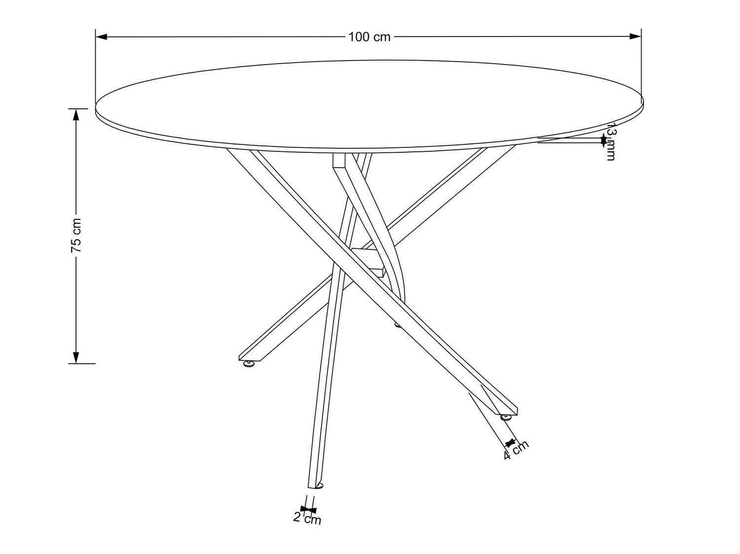 Tafel Houston 1538 (Zilver + Wit marmer)