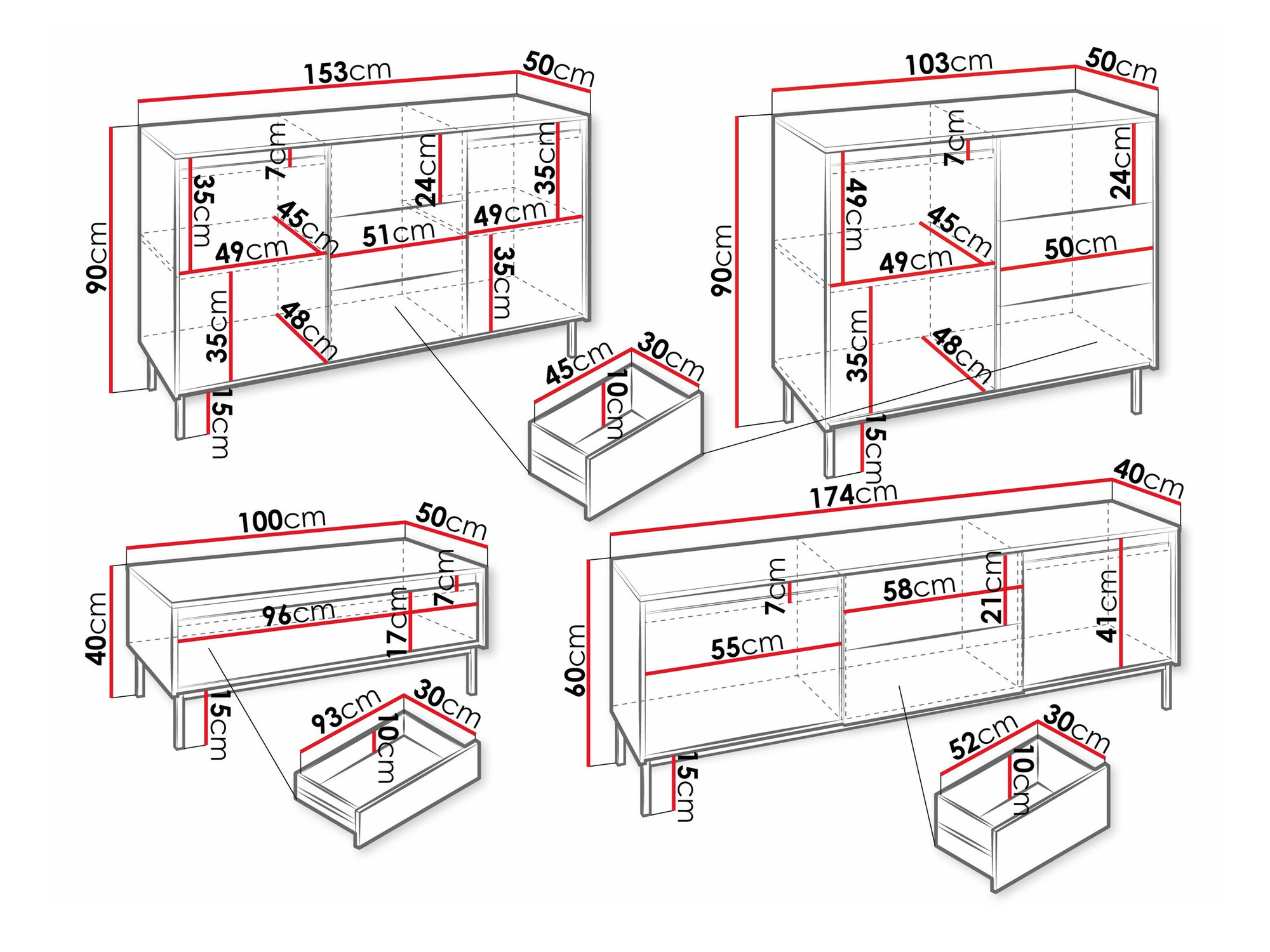 Woonkamerset Comfivo Delruva 106 (Wit)