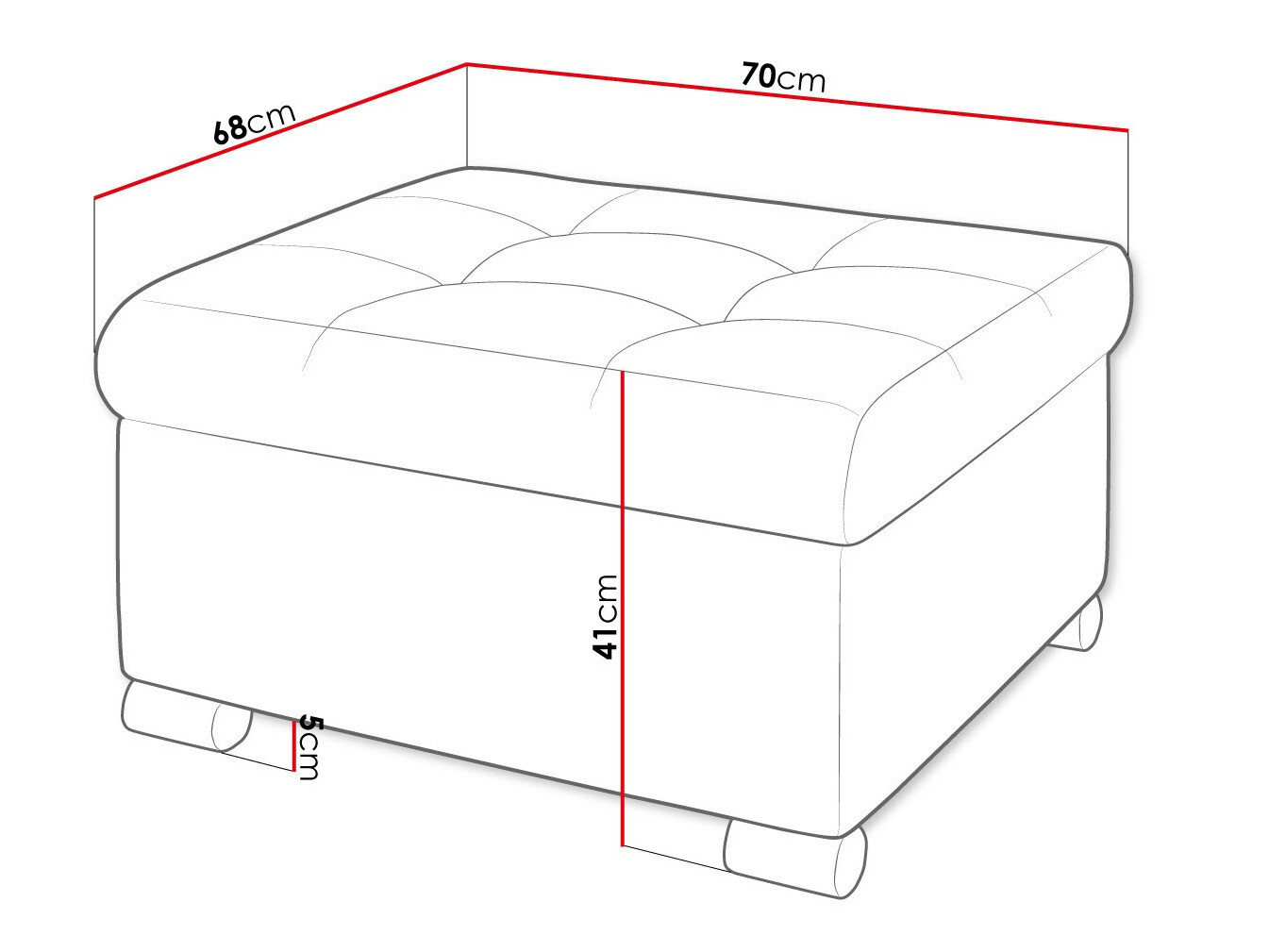 Poef Comfivo 115 (Velo 622)
