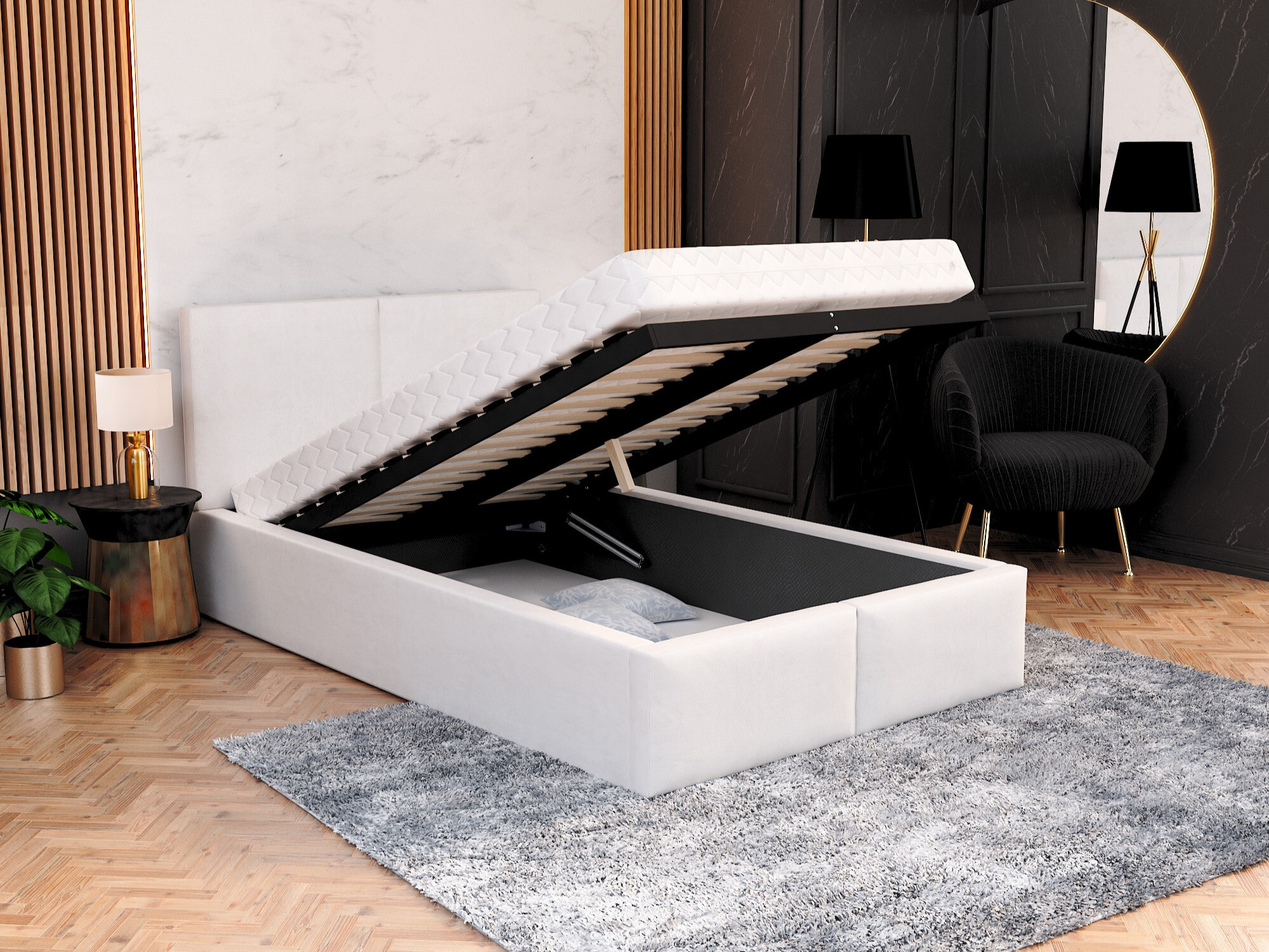 Bed Fairfield 109 (Wit)