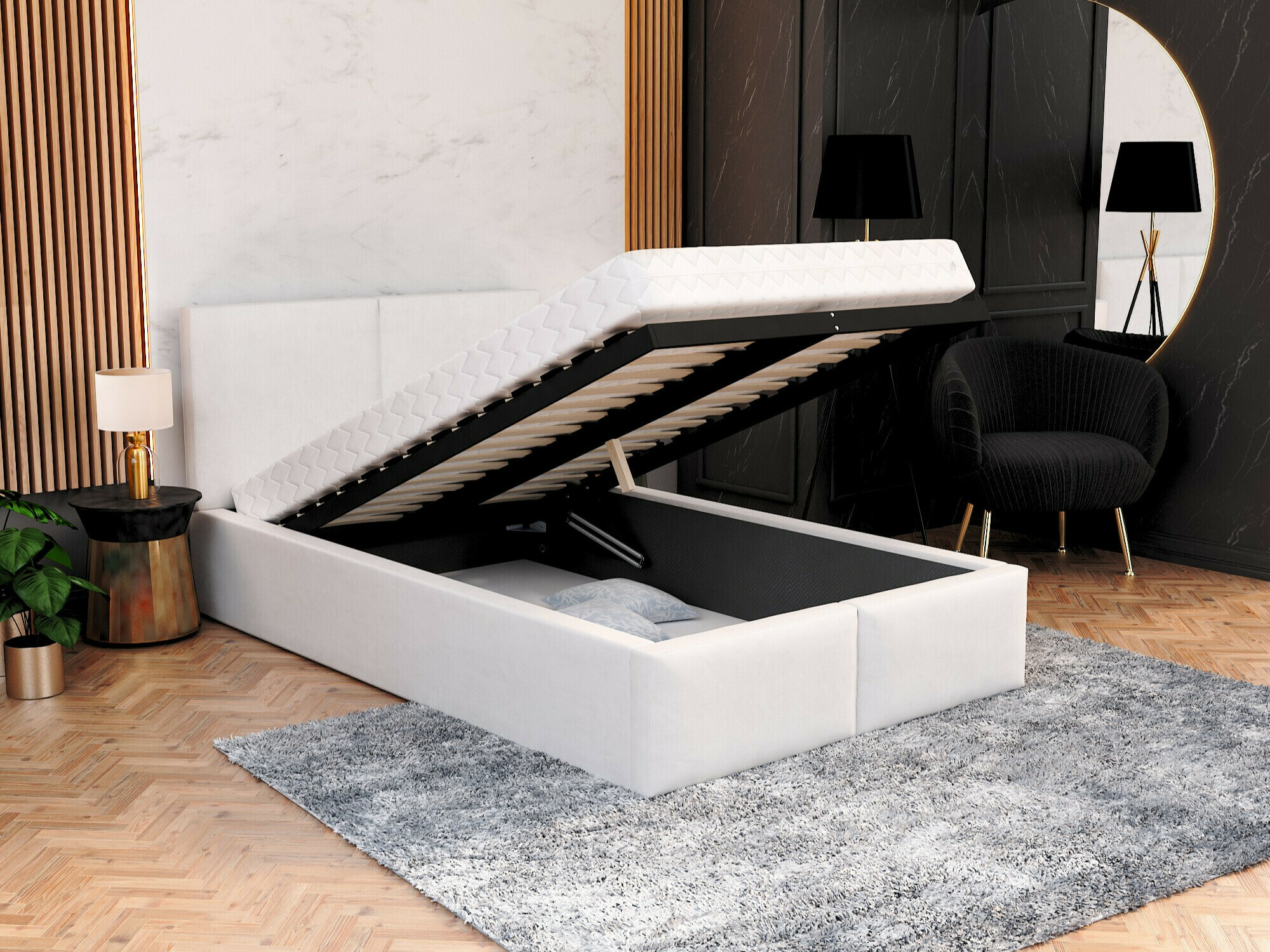 Bed Fairfield 109 (Wit)