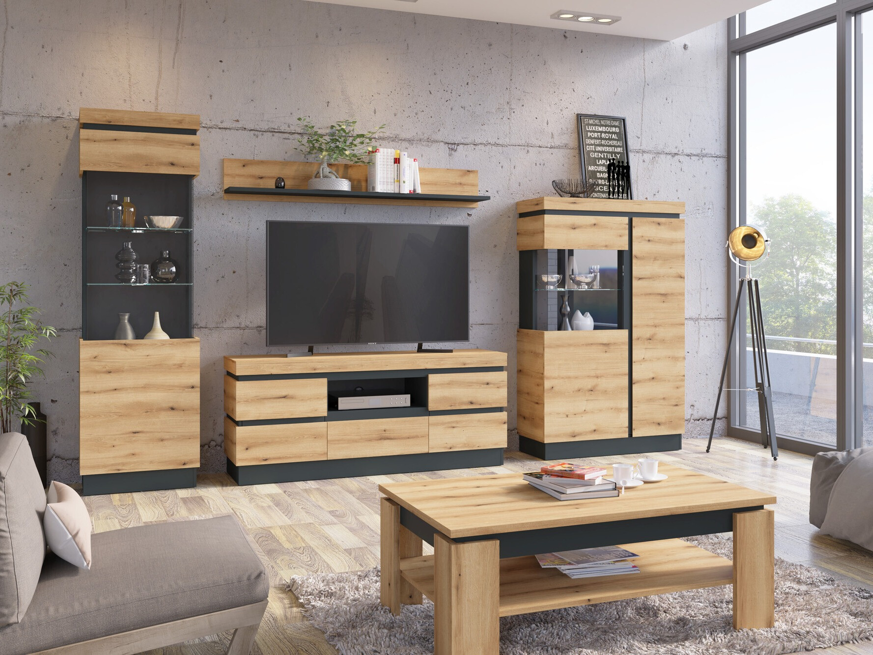 Boekenkast Enocira 101 (Rechts)