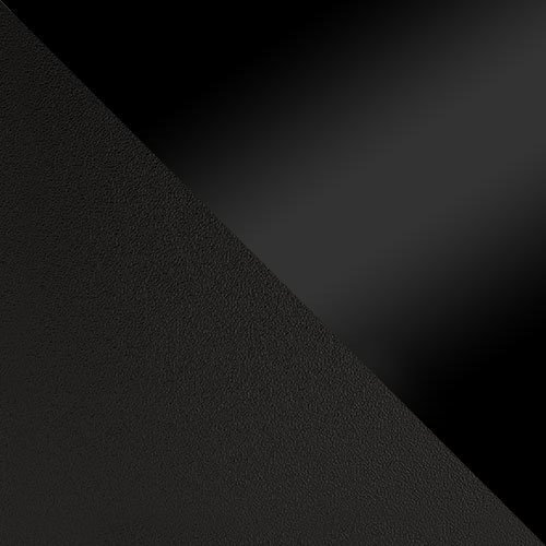 Bijzettafel Germantown 102 (Matzwart + Glanzend zwart)