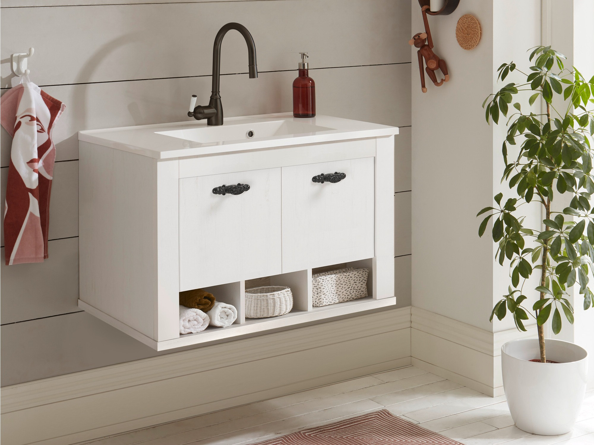 Hangend badkamermeubel voor wastafel Daltori 143