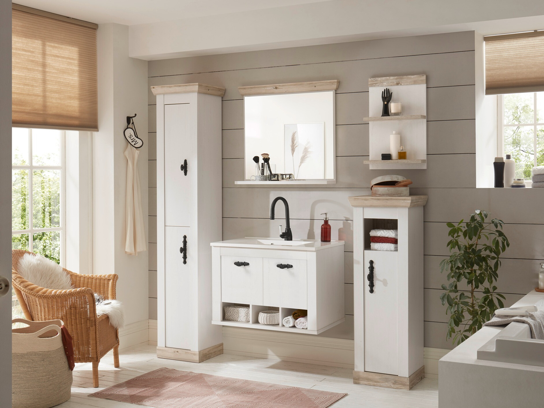 Hangend badkamermeubel voor wastafel Daltori 143