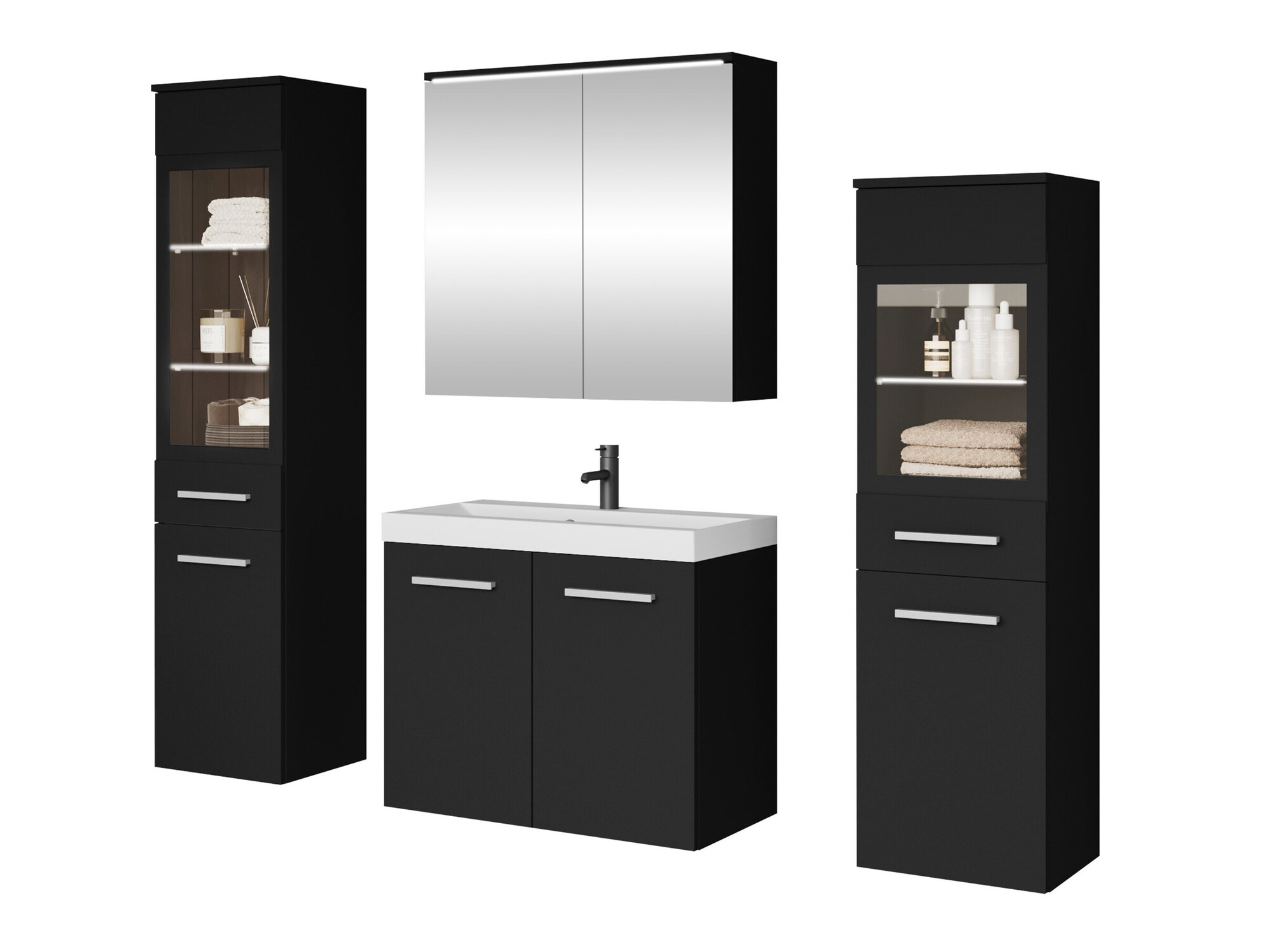 Badkamerset Sarasota 140 (Grafiet)