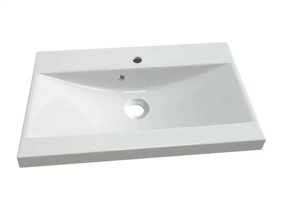 Badkamerset Sarasota 140 (Glanzend wit + Wit)