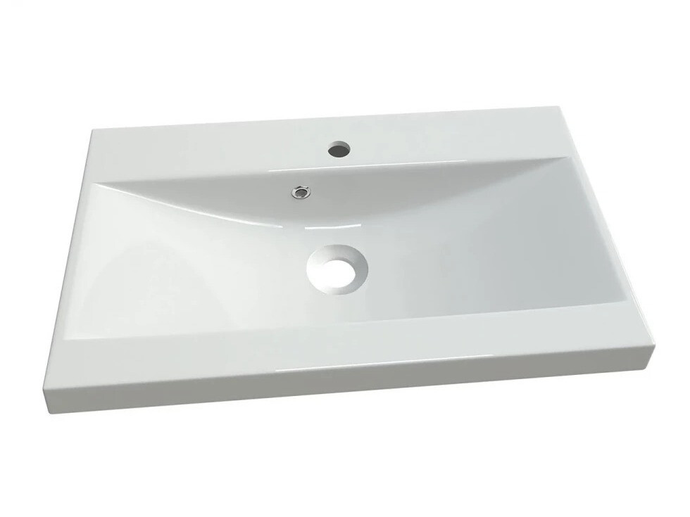 Badkamerset Sarasota 140 (Glanzend wit + Wit)