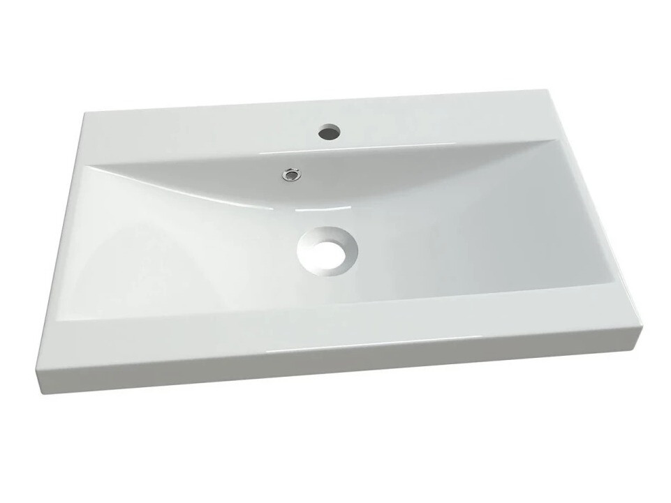 Badkamerset Sarasota 140 (Grijs met glans + Kastanje)