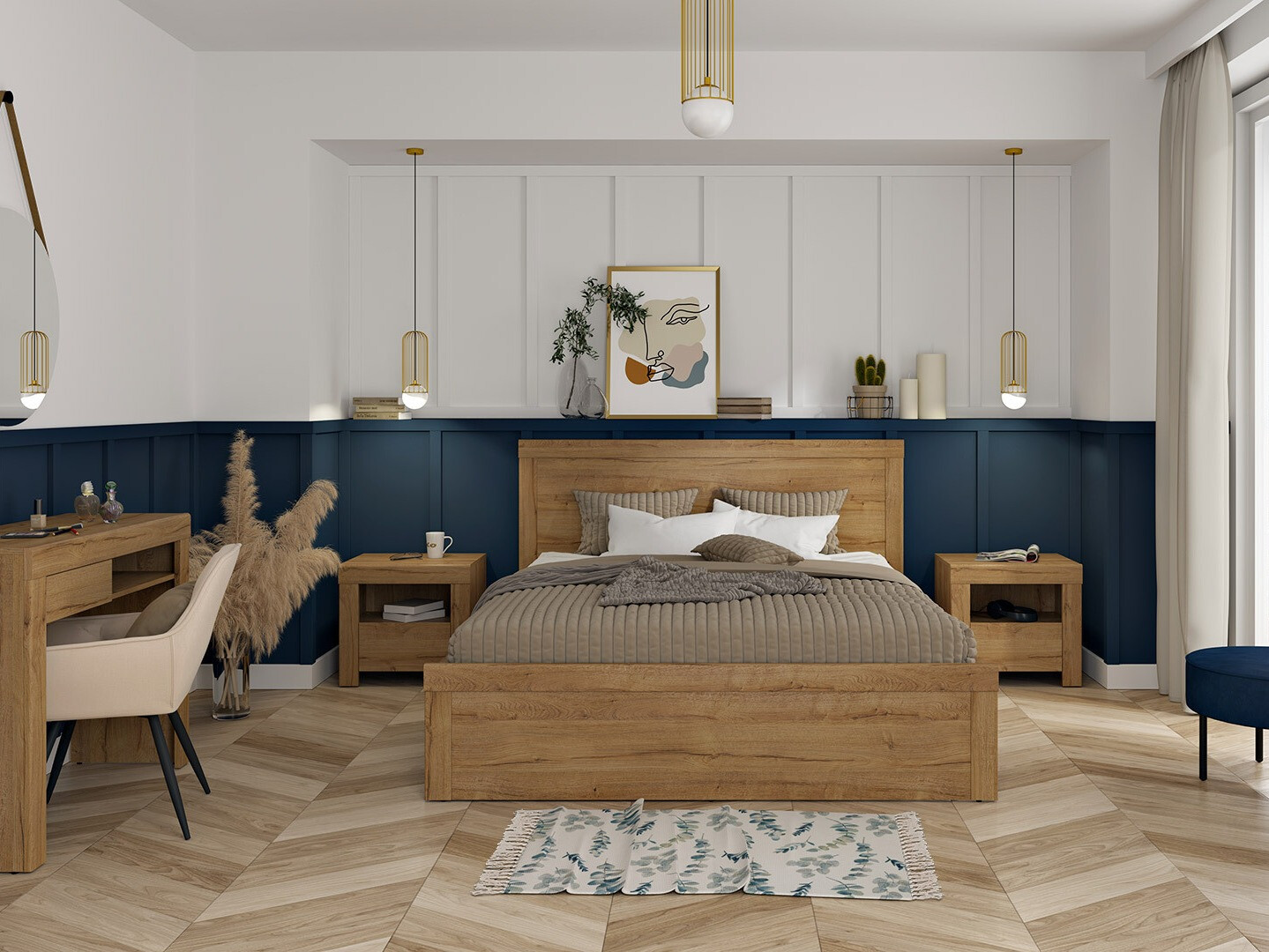 Nachtkastje Sonsoru 113 (Eiken)