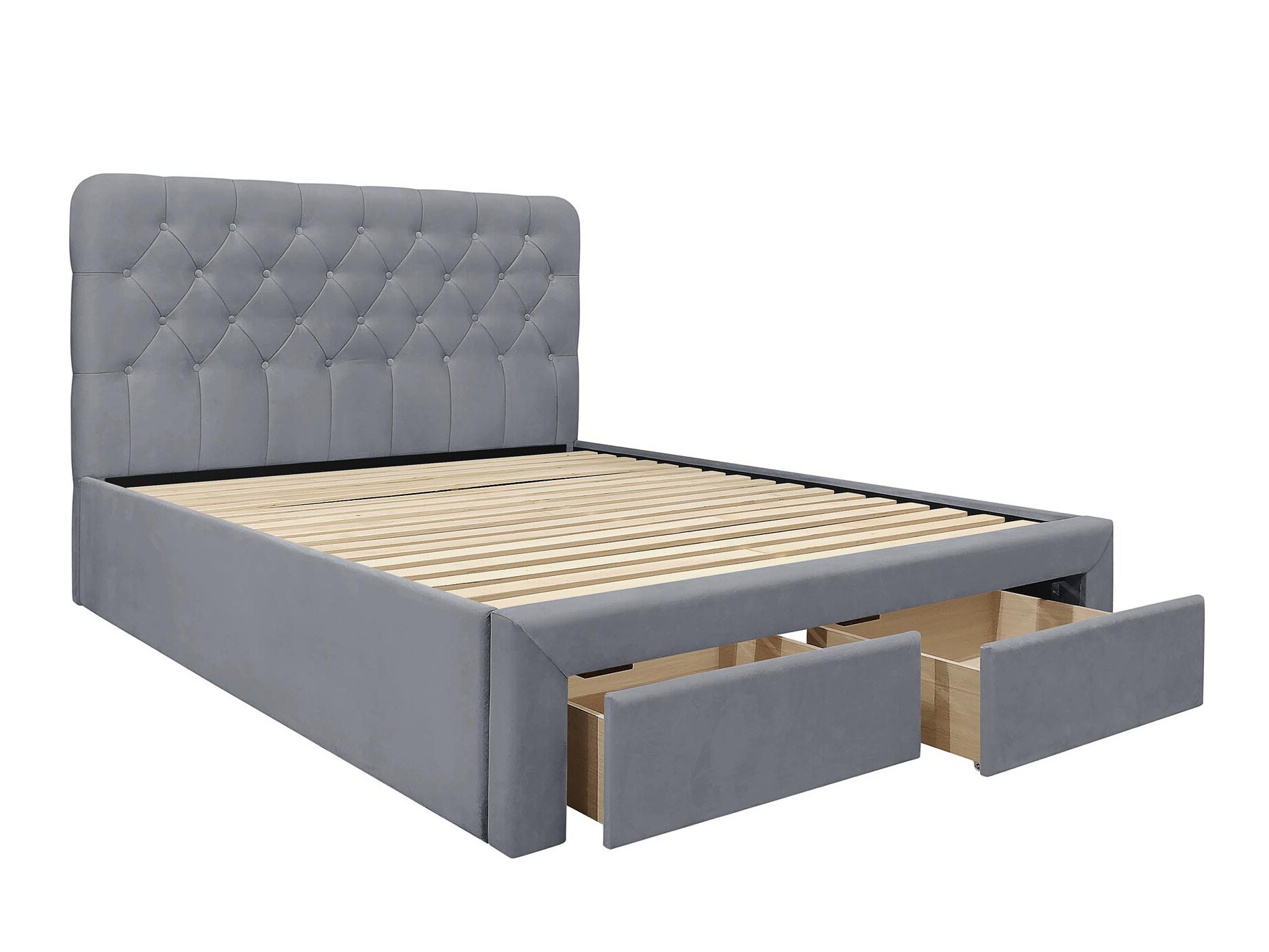Bed Houston 1708 (Grijs)