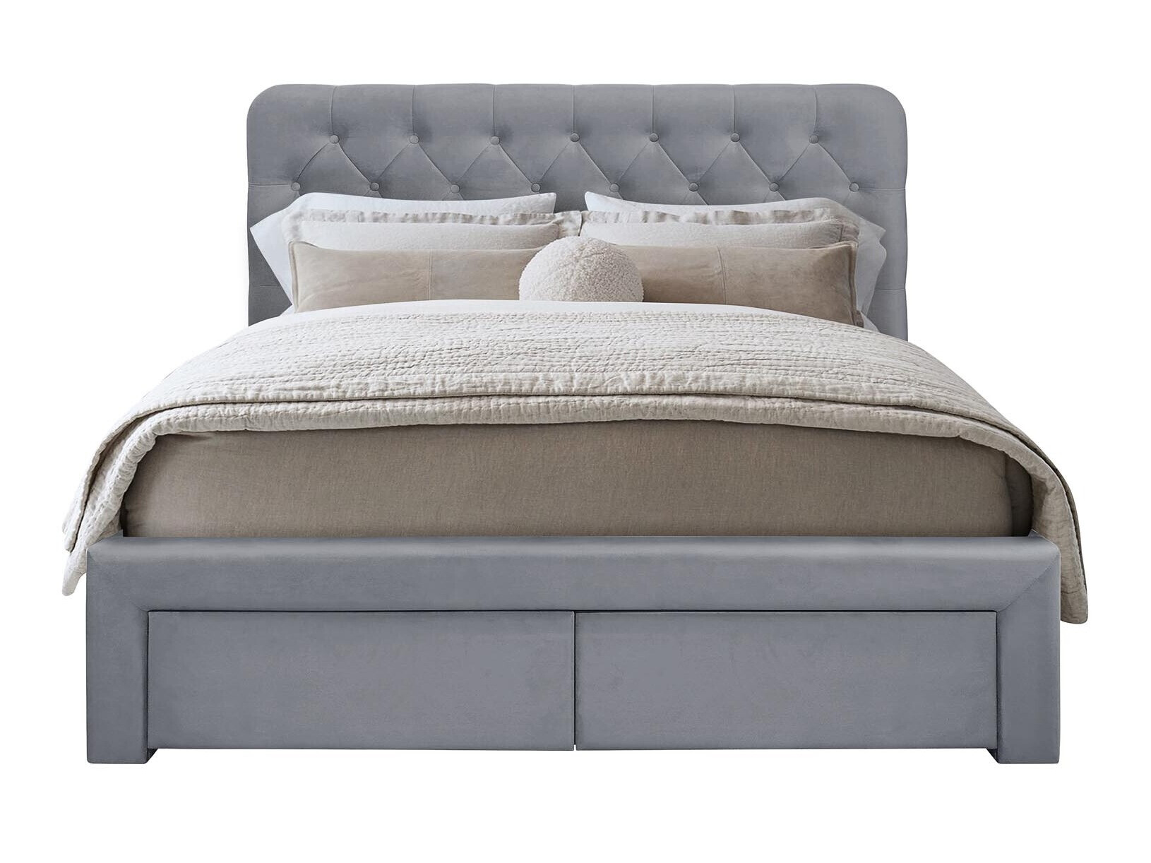 Bed Houston 1708 (Grijs)