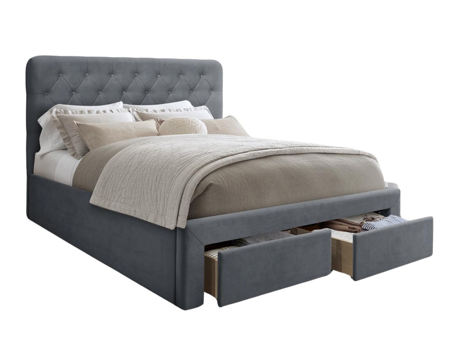 Bed Houston 1708 (Grijs)