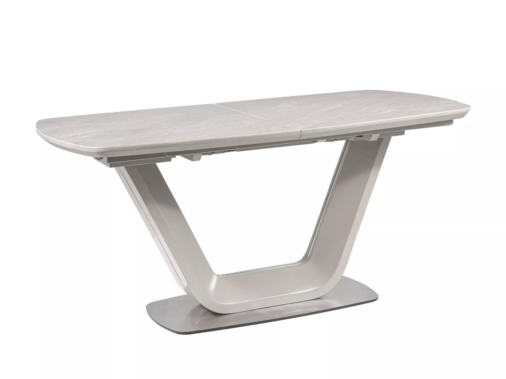 Tafel Detroit 116 (Grijs marmer + Grijs)