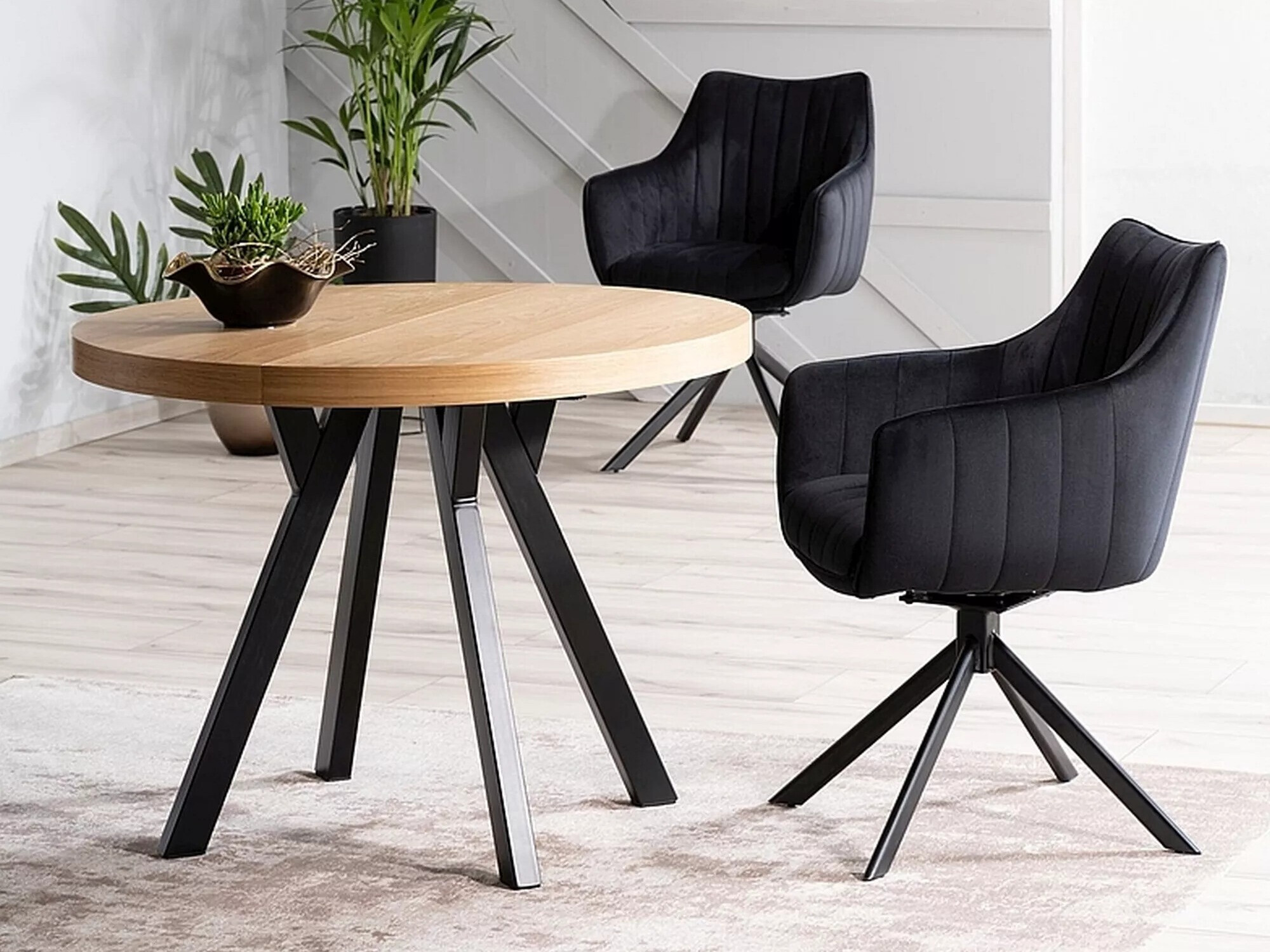 Stoel Detroit 134 (Zwart)