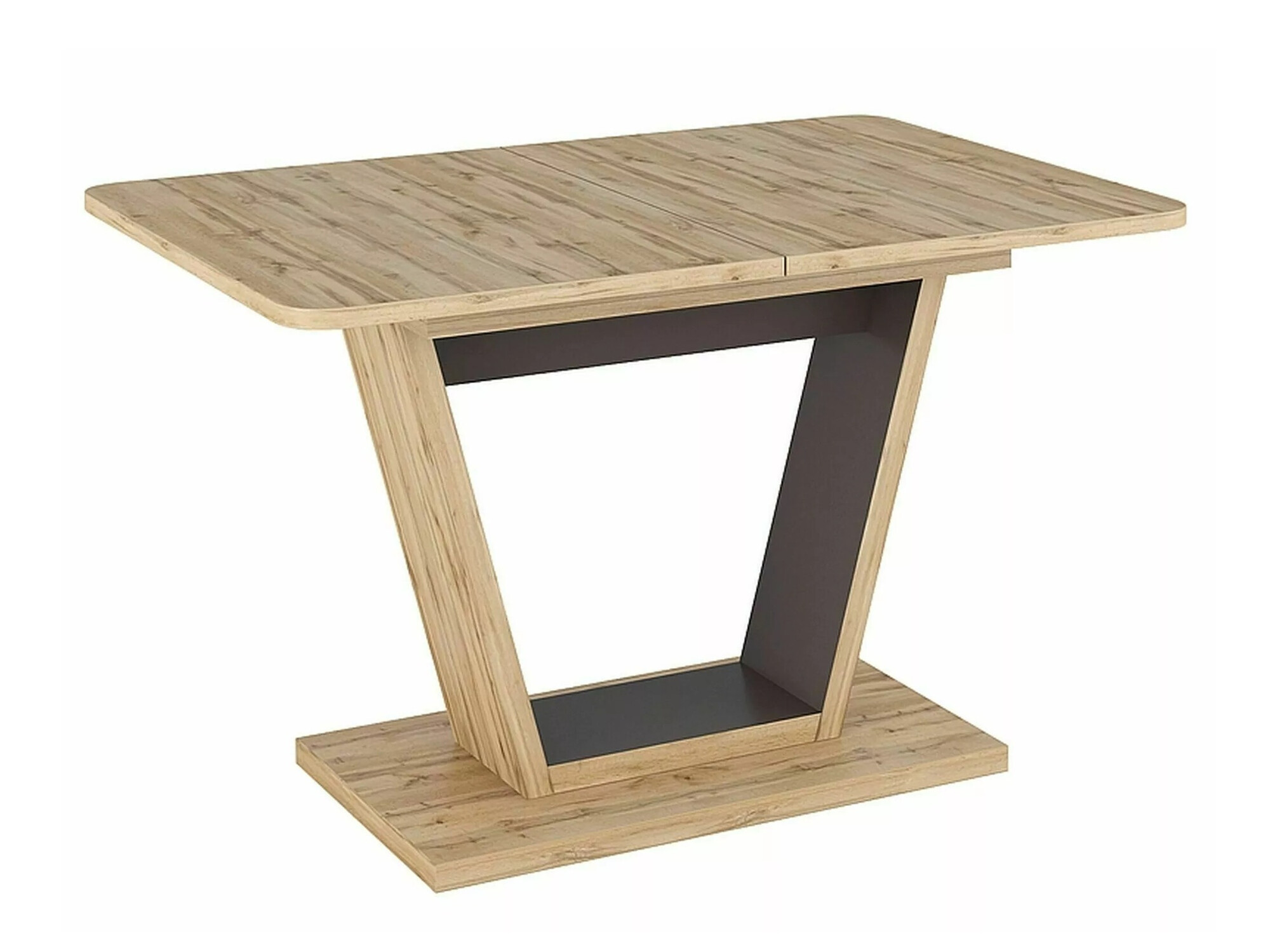 Tafel Detroit 135 (Wotan eik + Bruin)