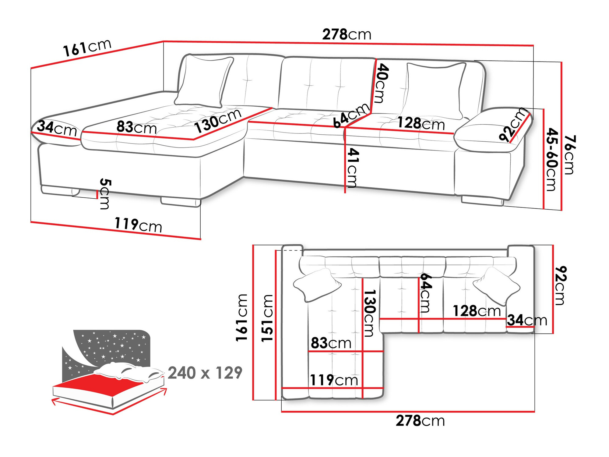 Hoekbank Comfivo 250 (Magni 206.11)