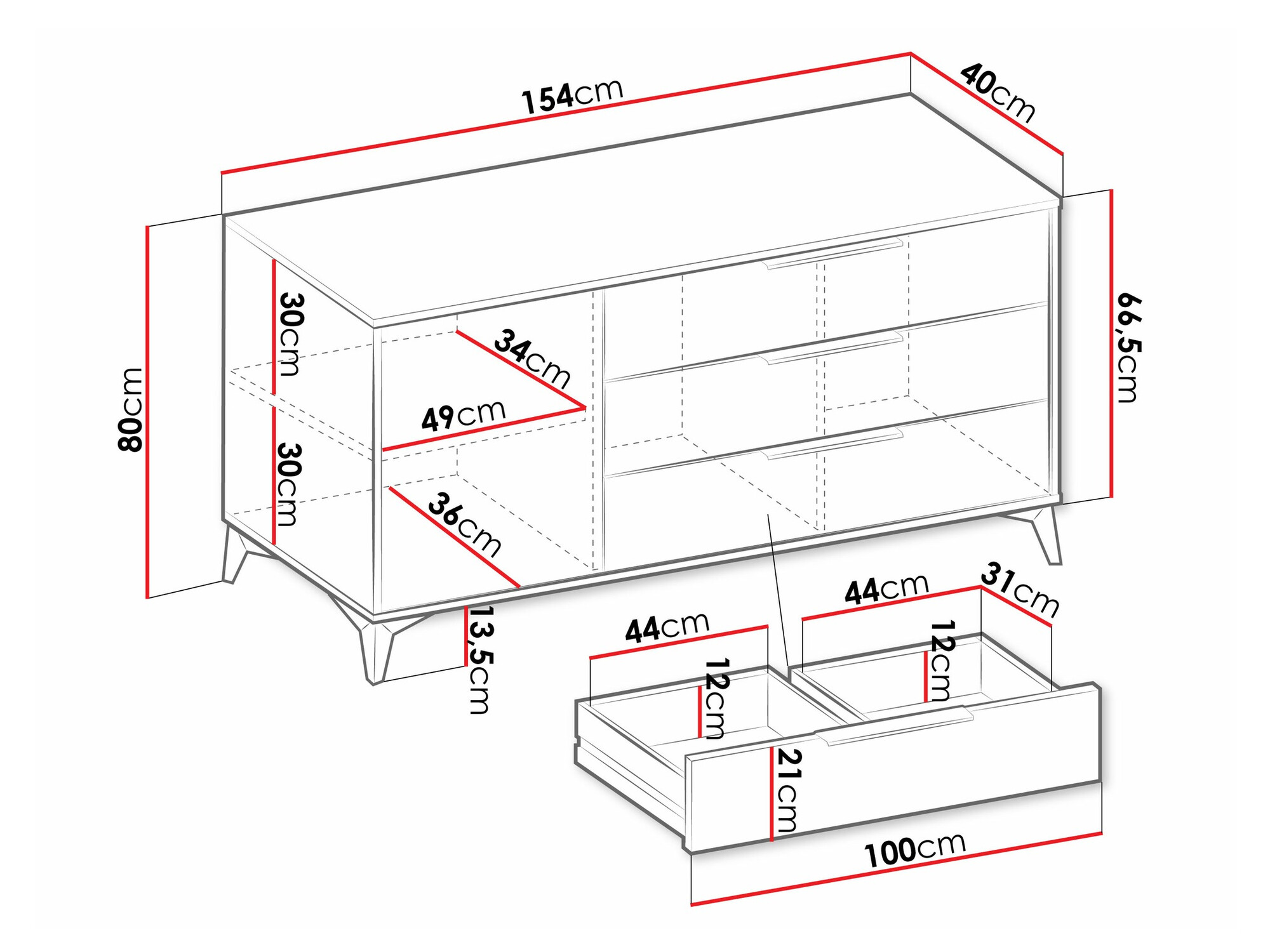 Ladekast Comfivo Citrus