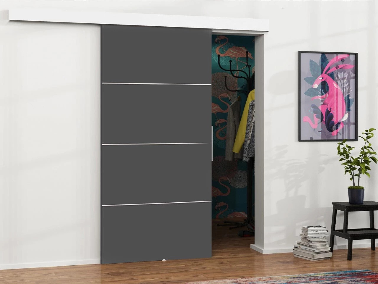 Schuifdeur Dover 216 (Antraciet)