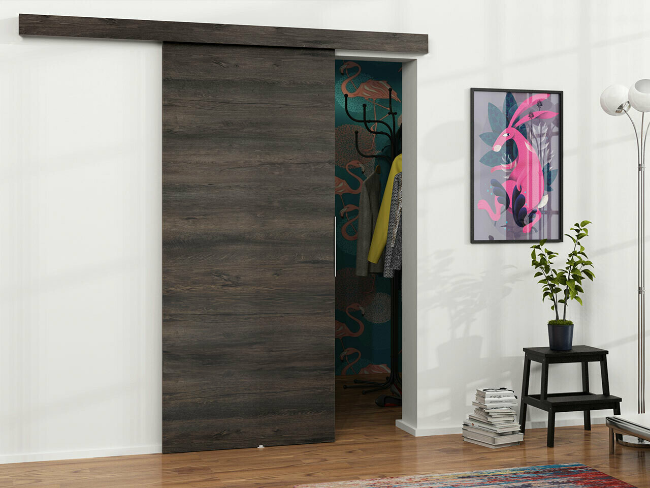 Schuifdeuren Dover 217 (Donker essen)