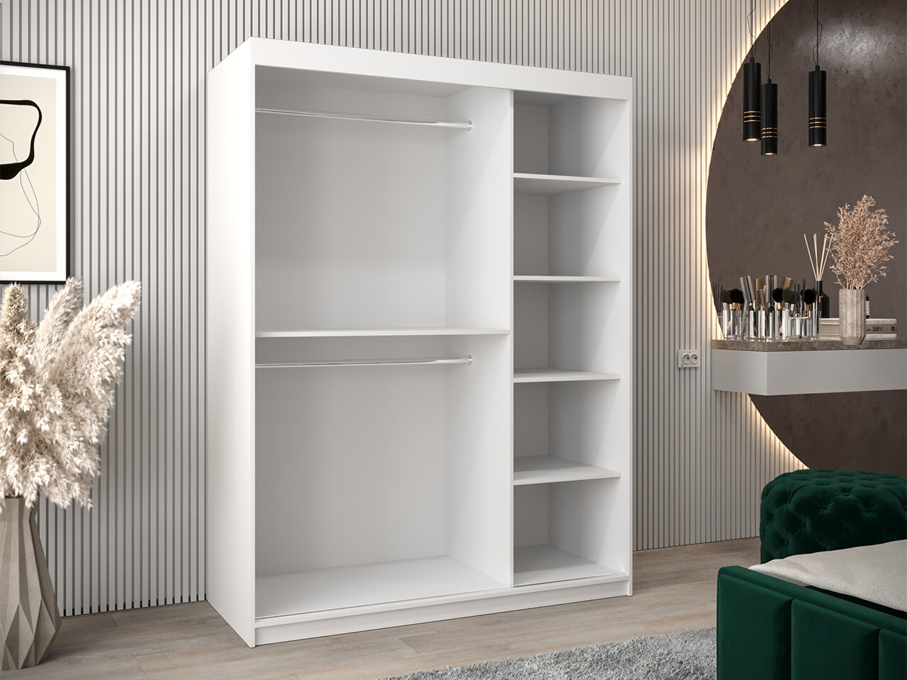 Kledingkast Hartford 480 (Wit)