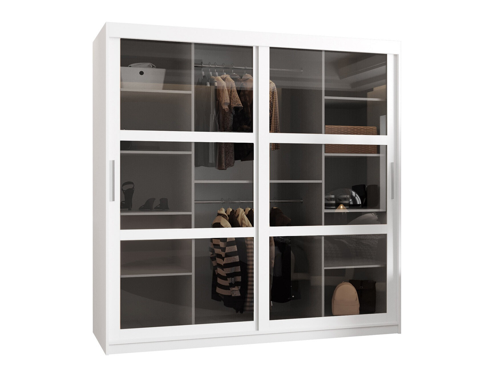 Kledingkast Hartford 481 (Wit)