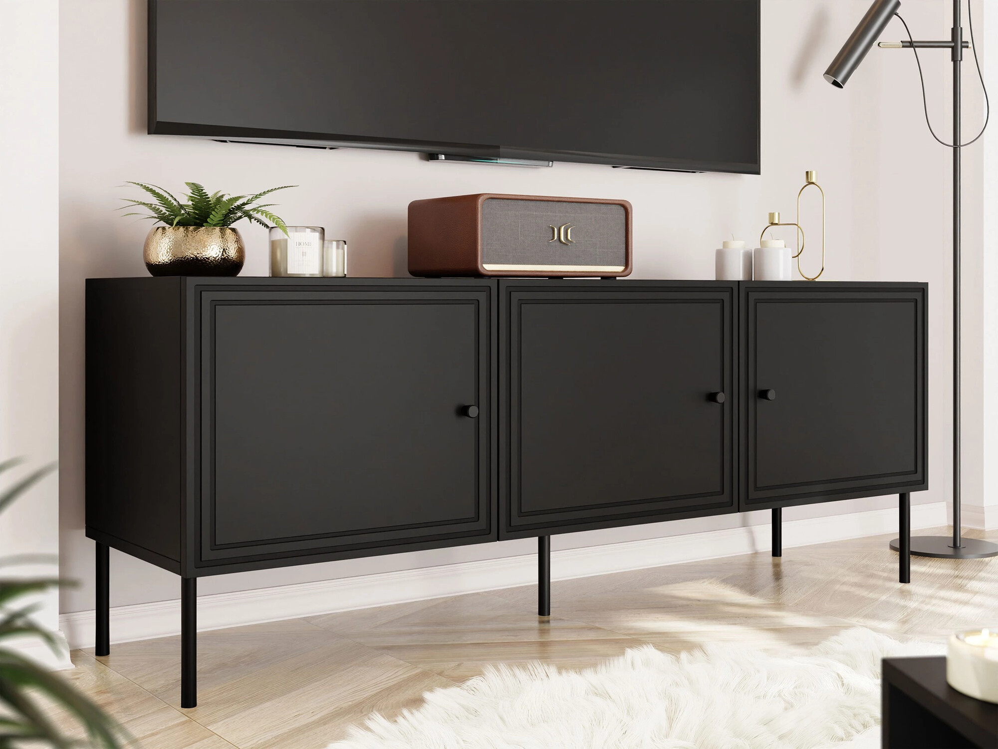 TV-meubel Celra (Zwart)