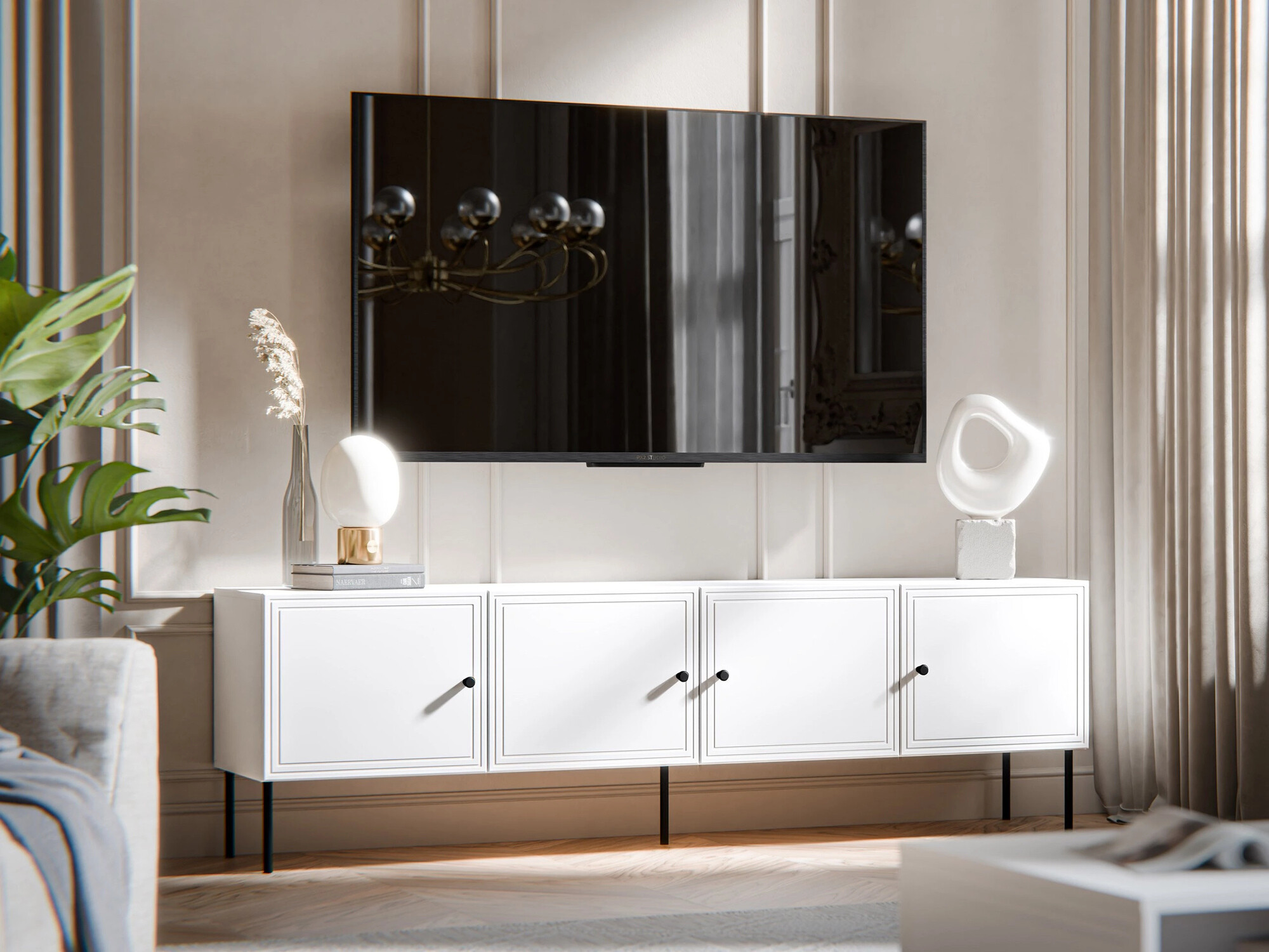 TV-meubel Monciru 103 (Wit)