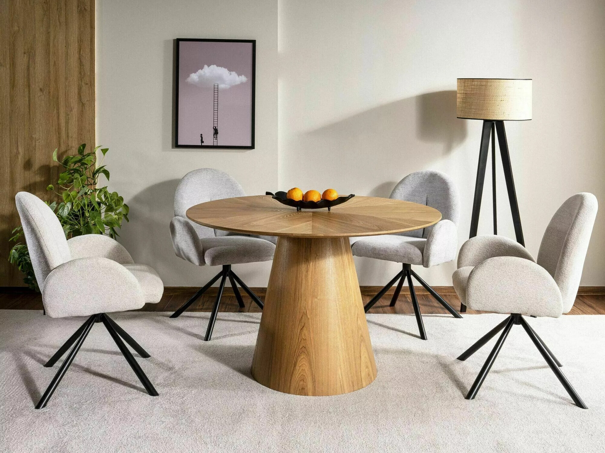 Tafel Detroit 137 (Eiken)