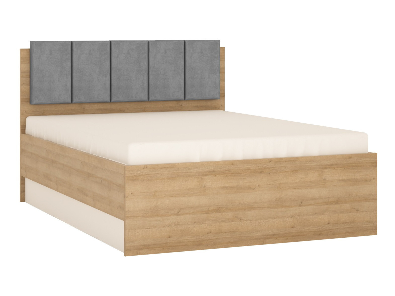 Bed Feldeli 117 (Riviera eiken + Wit)