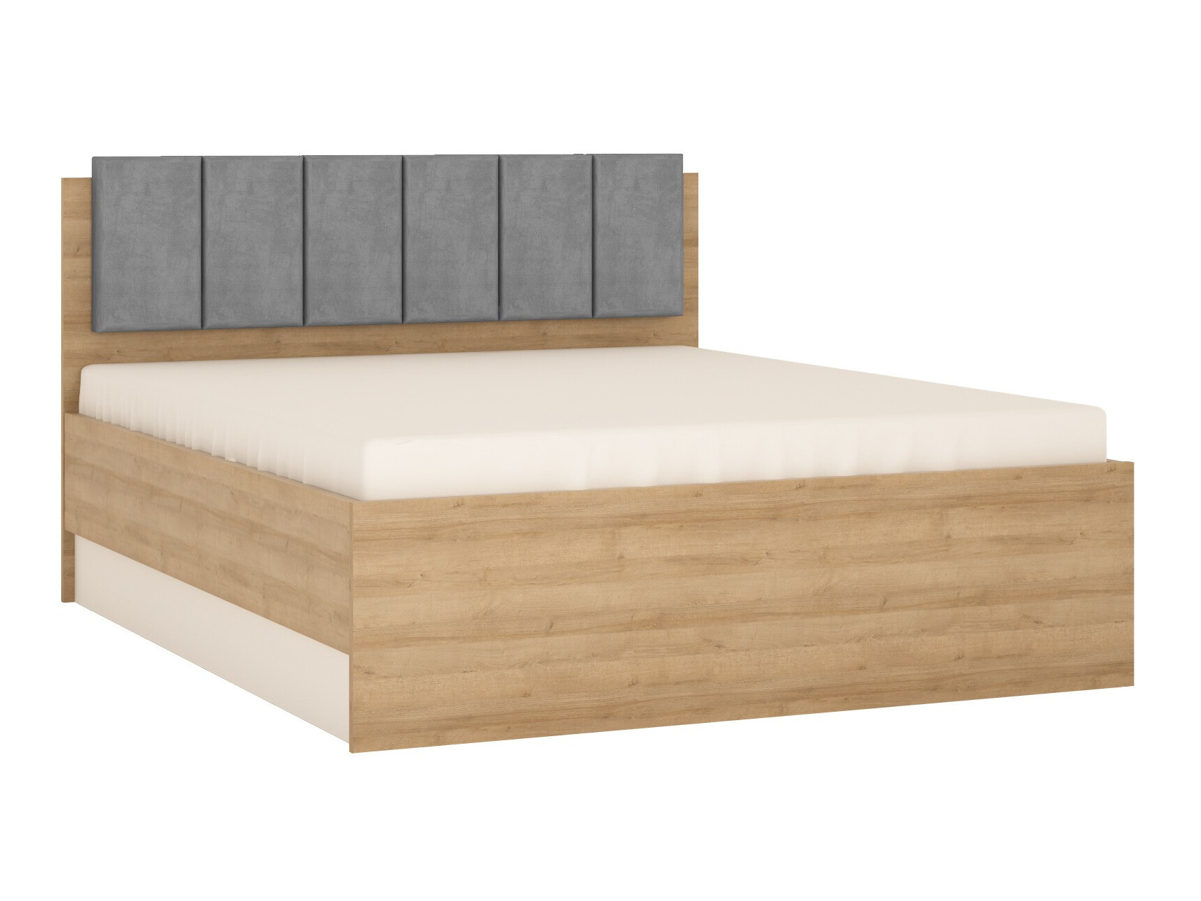 Bed Feldeli 117 (Riviera eiken + Wit)