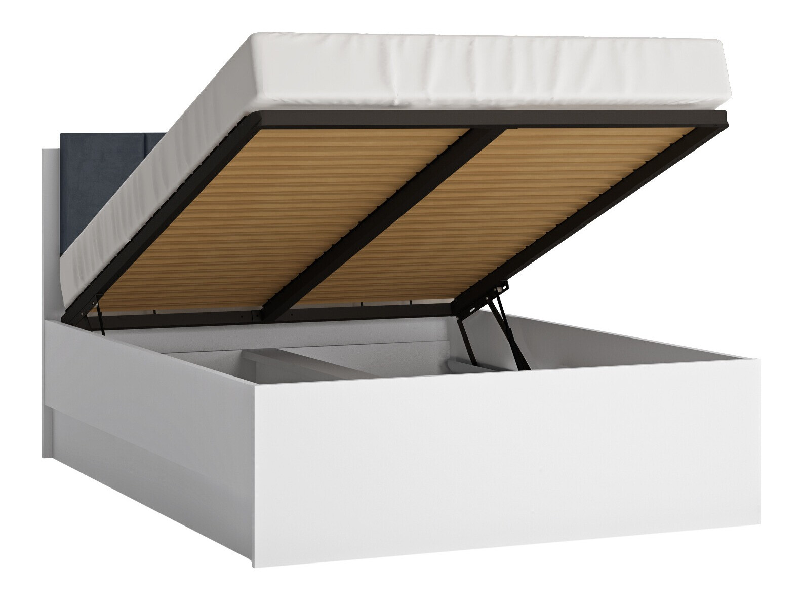 Bed Feldeli 117 (Wit + Glanzend wit)