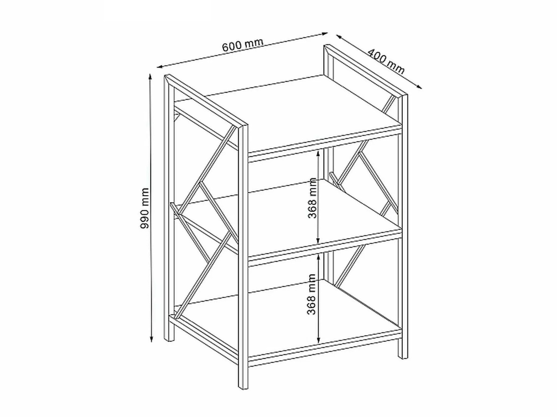 Boekenkast Detroit 191