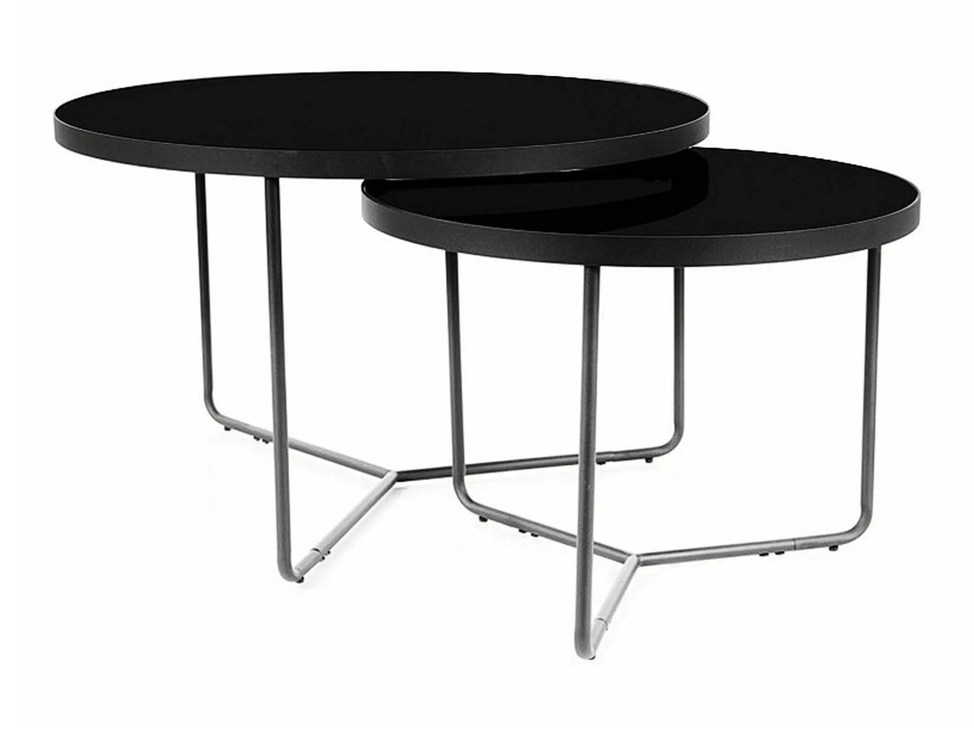 Salontafel set Detroit 252 (Zwart)