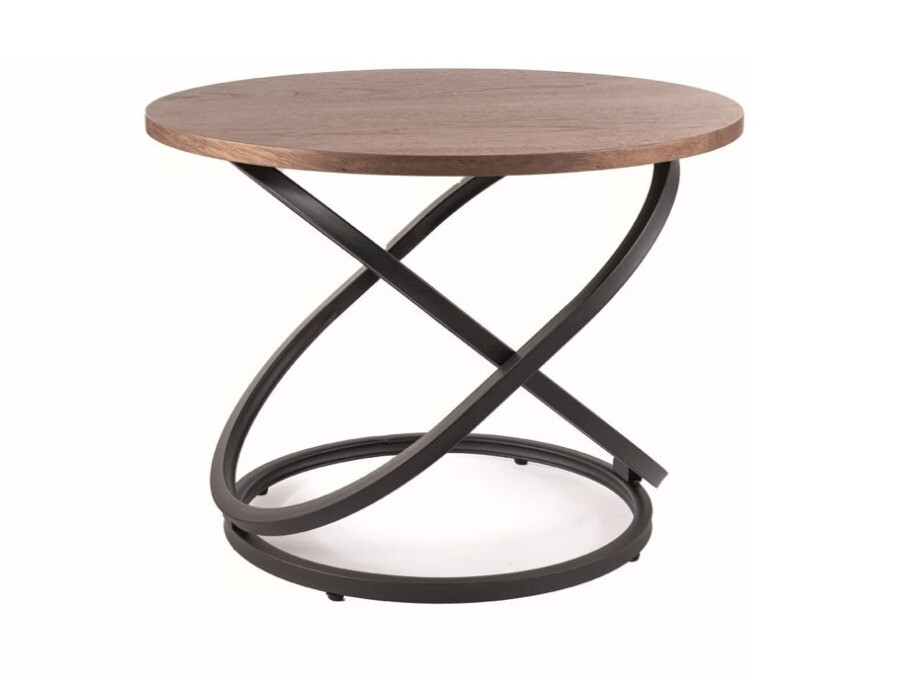 Salontafel Detroit 292 (Notenhout + Zwart)