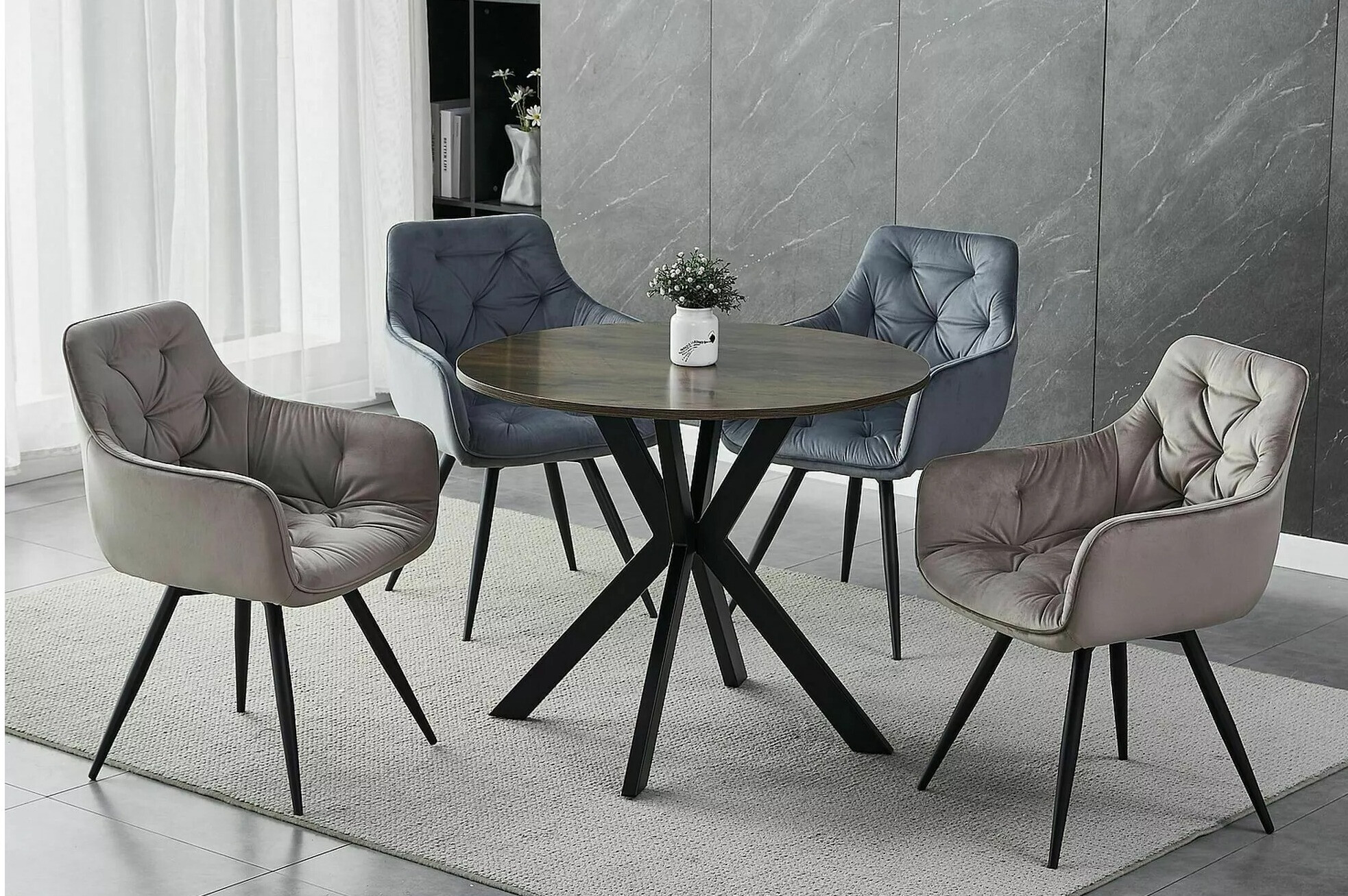 Stoel Detroit 286 (Lichtbruin)