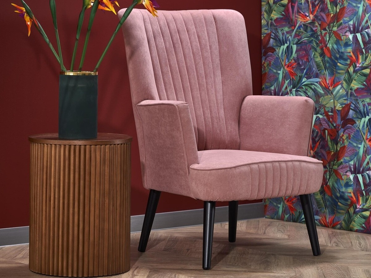 Fauteuil Houston 955 (Roze + Zwart)
