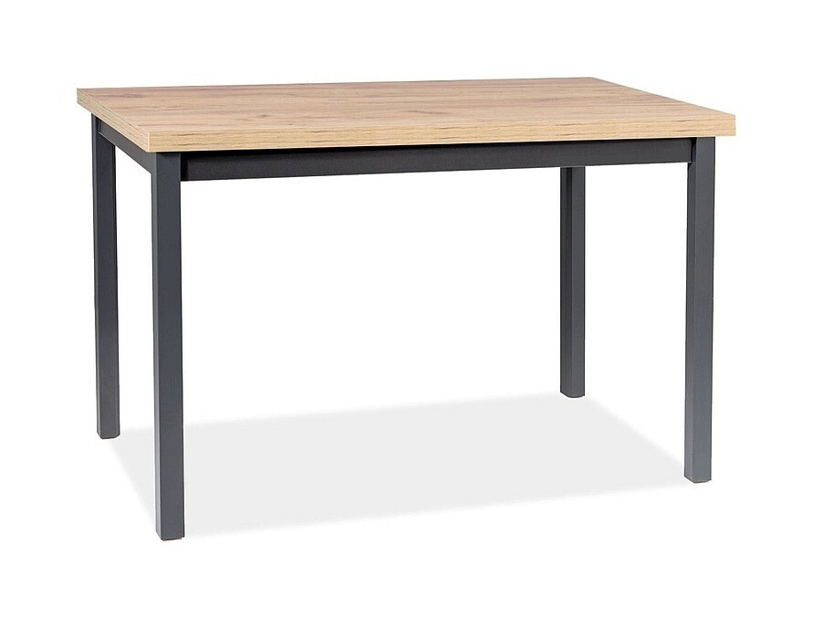 Tafel Detroit 345 (Artisan eiken + Zwart)