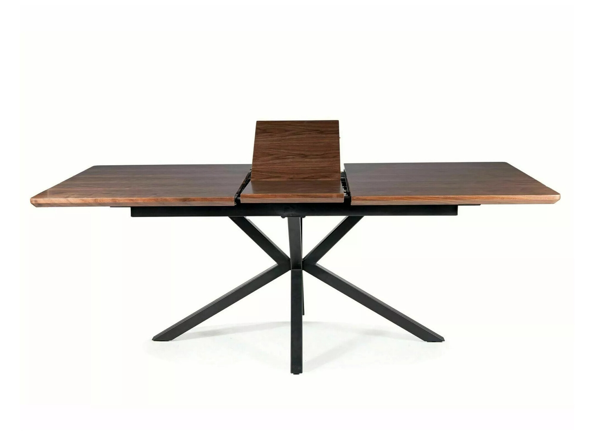 Tafel Detroit 374 (Notenhout + Zwart)